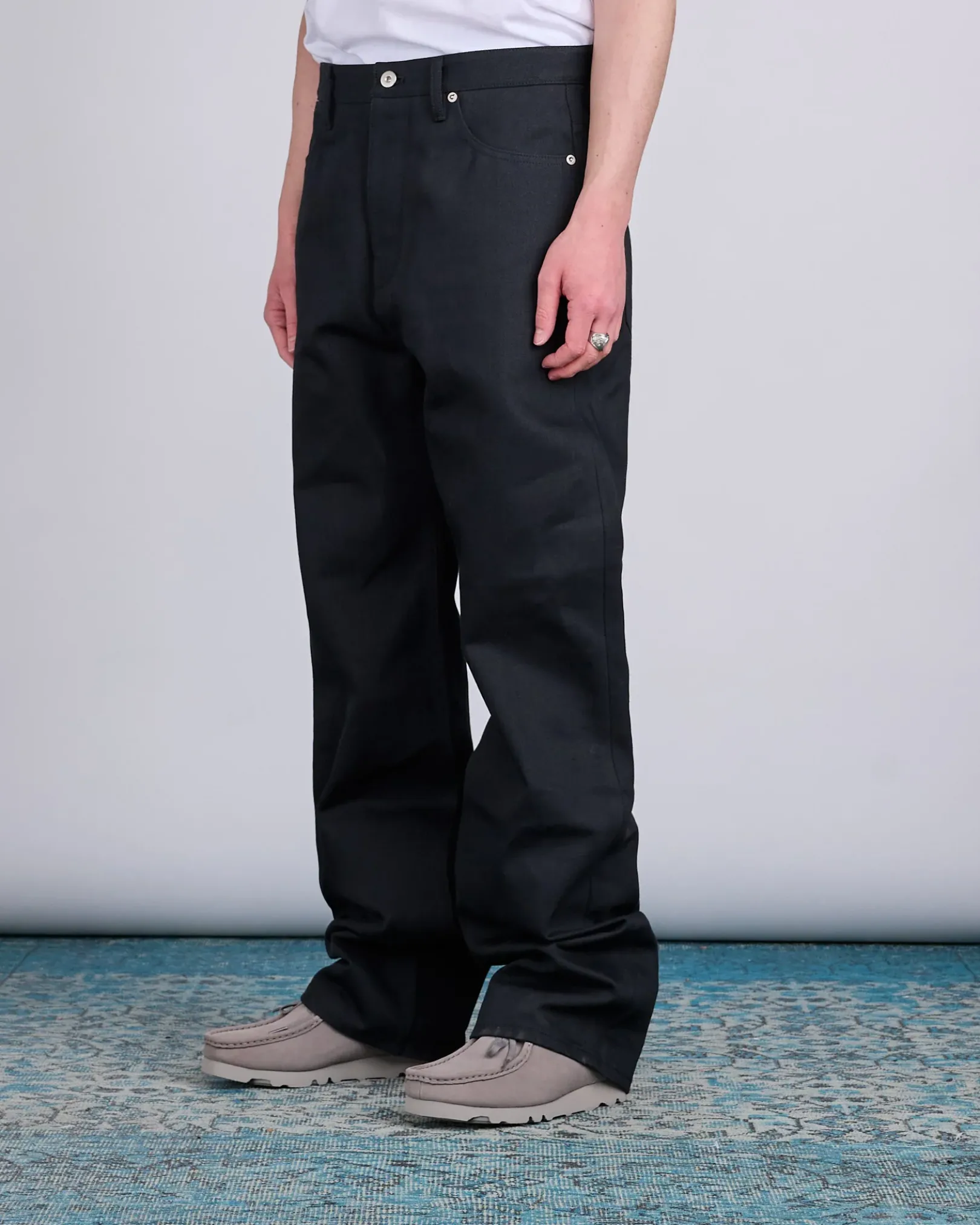 Hot Jil Sander Denim 01 Loose Trouser Jean Black