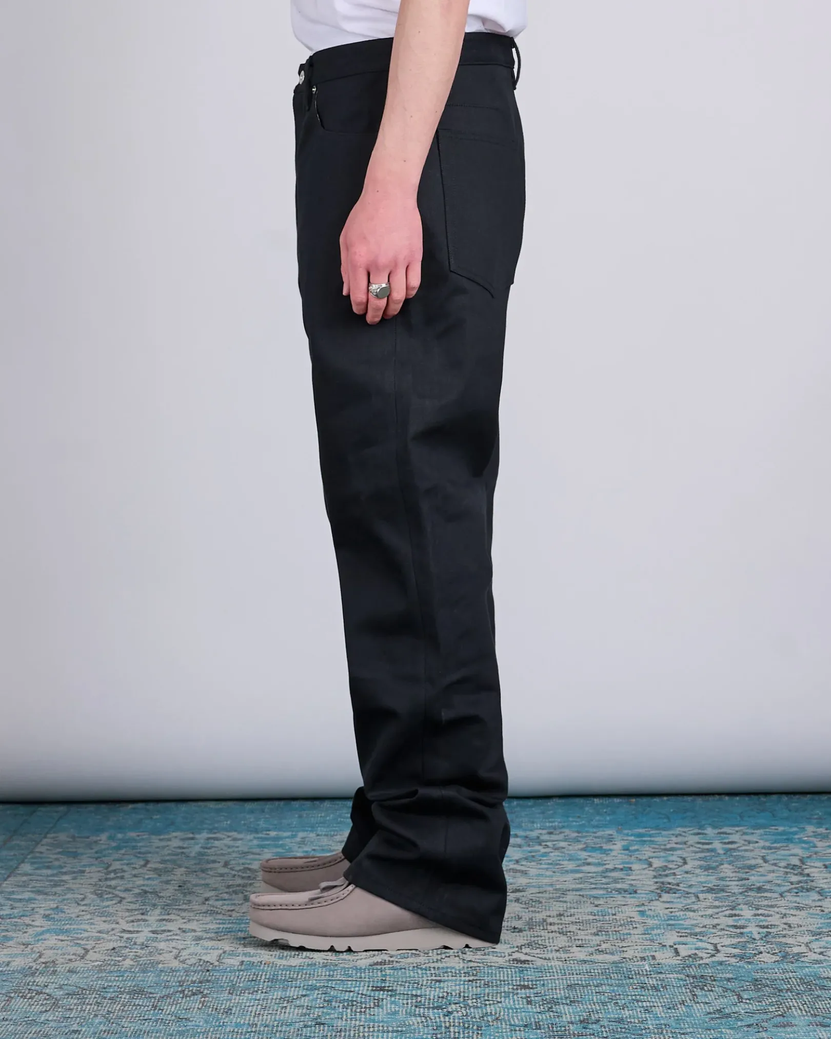 Hot Jil Sander Denim 01 Loose Trouser Jean Black