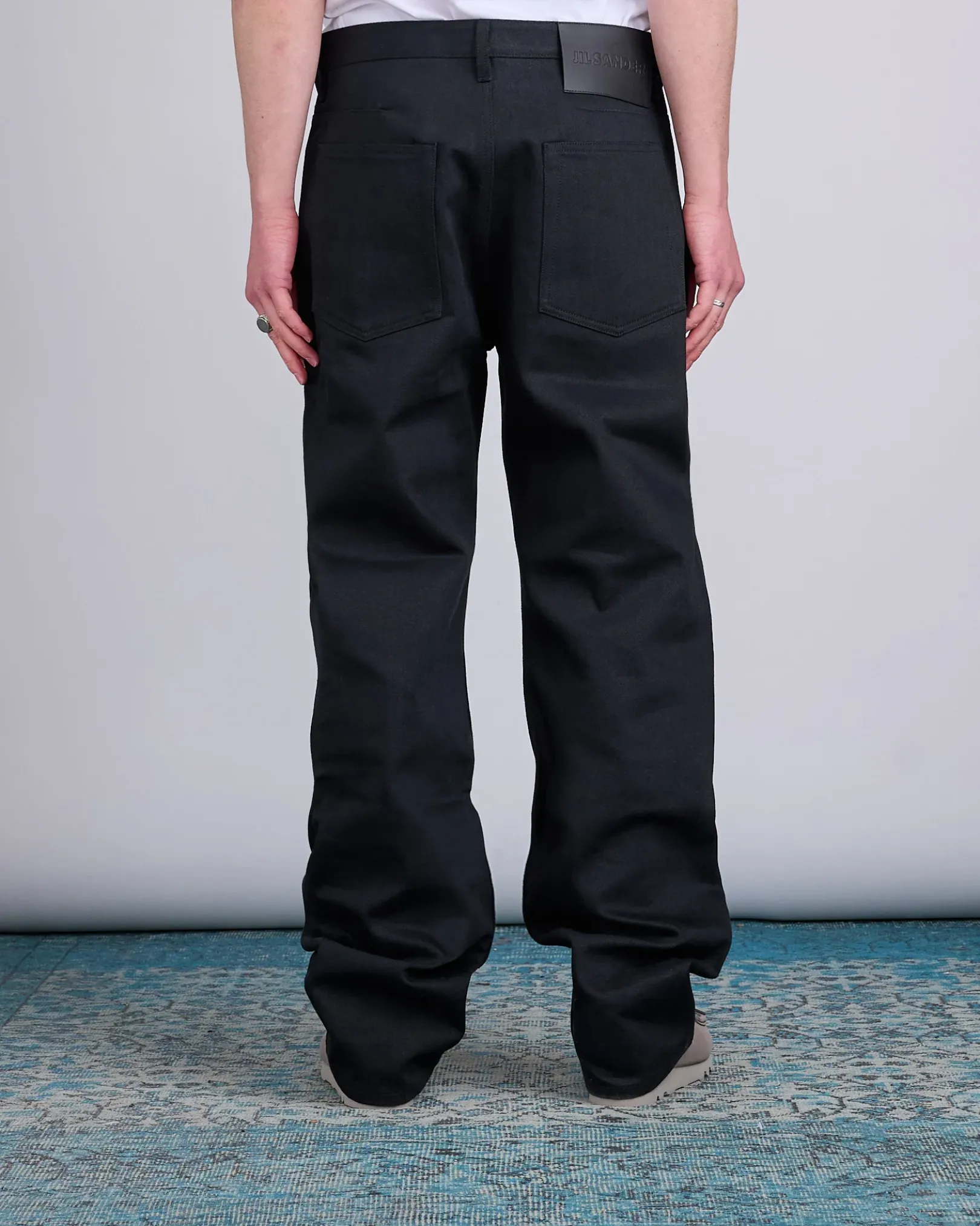 Hot Jil Sander Denim 01 Loose Trouser Jean Black