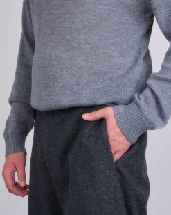 Best Jil Sander+ Elastic Waist Wool Relaxed Pant Lava Stone