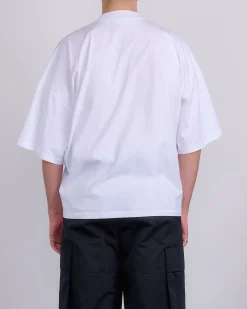 Fashion Jil Sander Mock Neck T-Shirt White