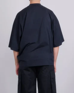 Clearance Jil Sander Mock Neck T-Shirt Indigo