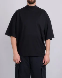 Online Jil Sander Mock Neck T-Shirt Black