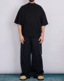 Online Jil Sander Mock Neck T-Shirt Black
