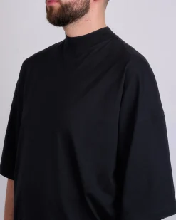 Online Jil Sander Mock Neck T-Shirt Black