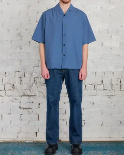 Best Jil Sander+ Poplin Camp Button Shirt French Blue