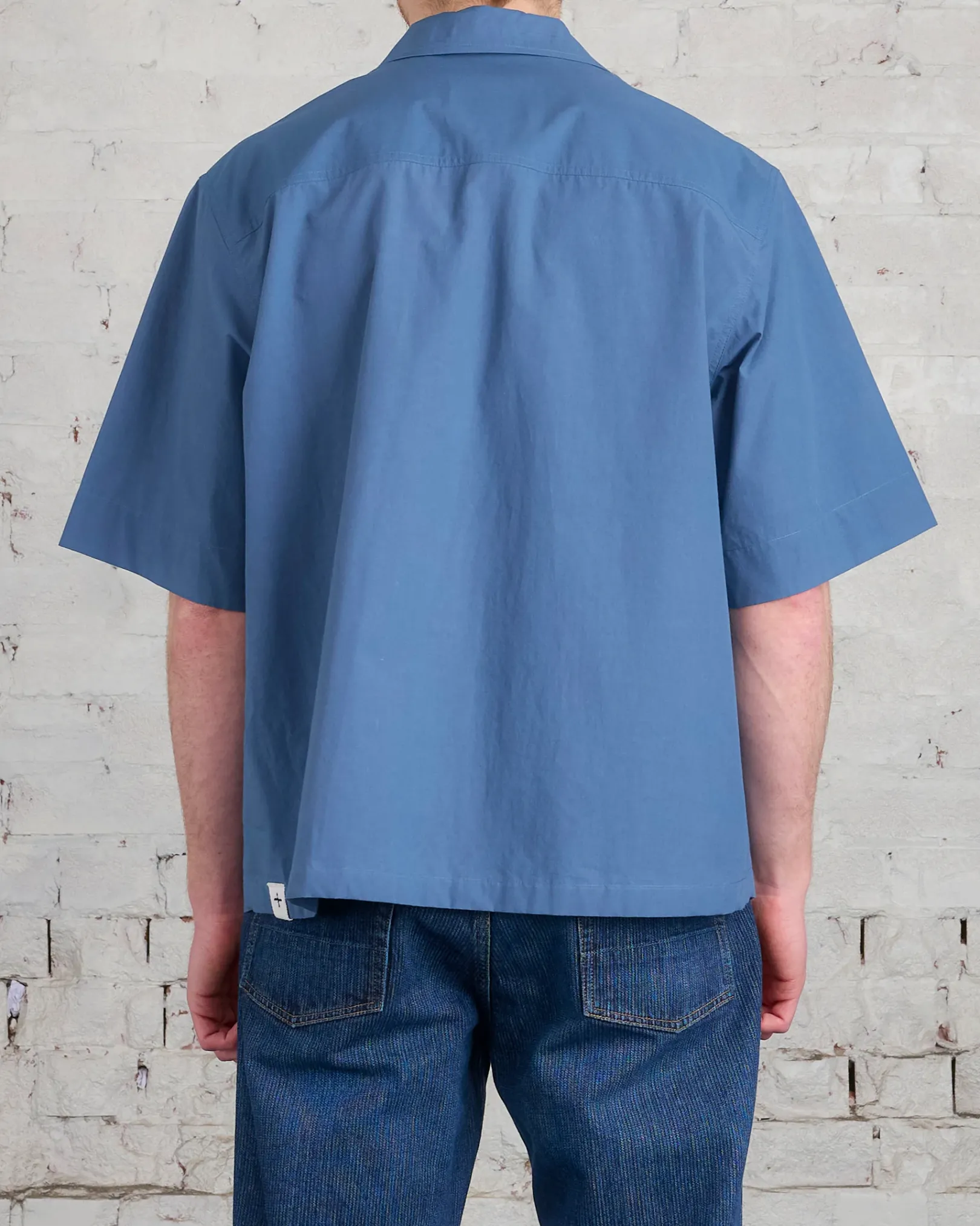 Best Jil Sander+ Poplin Camp Button Shirt French Blue