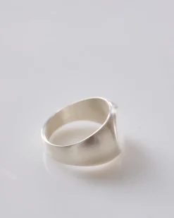 Outlet Jil Sander ZM1 C Signet Ring Silver