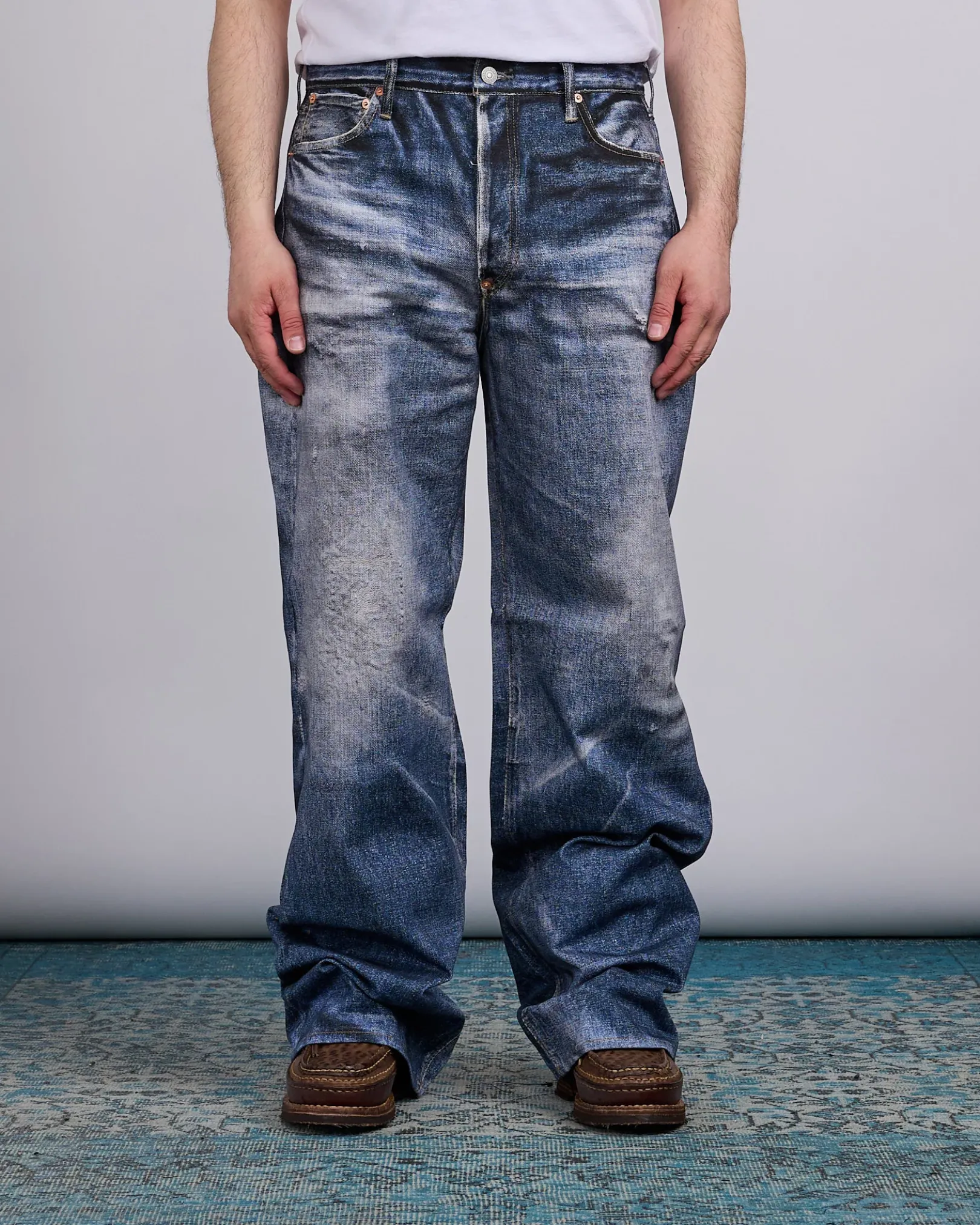 Best Junya Watanabe MAN Levi's Inkjet BerBerJin Jean Indigo