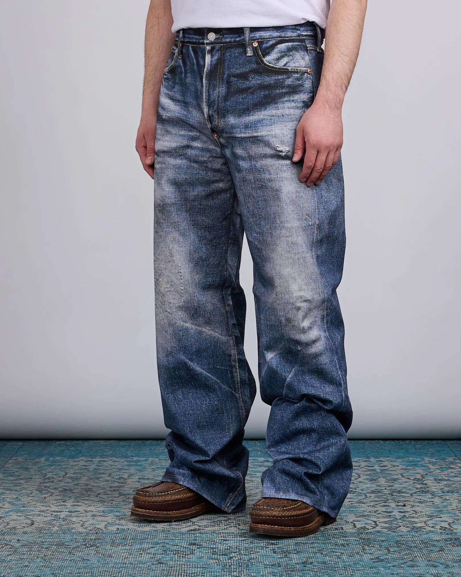 Best Junya Watanabe MAN Levi's Inkjet BerBerJin Jean Indigo