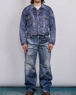 Hot Junya Watanabe MAN Levi's Inkjet BerBerJin Jacket Indigo
