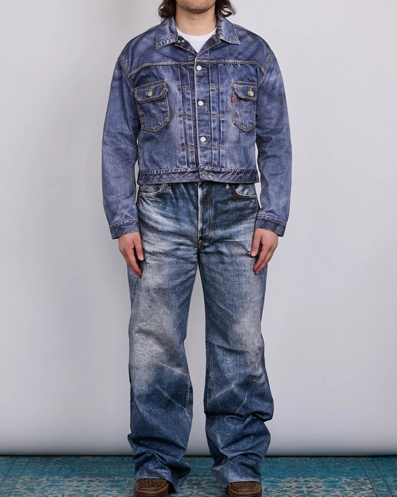 Hot Junya Watanabe MAN Levi's Inkjet BerBerJin Jacket Indigo