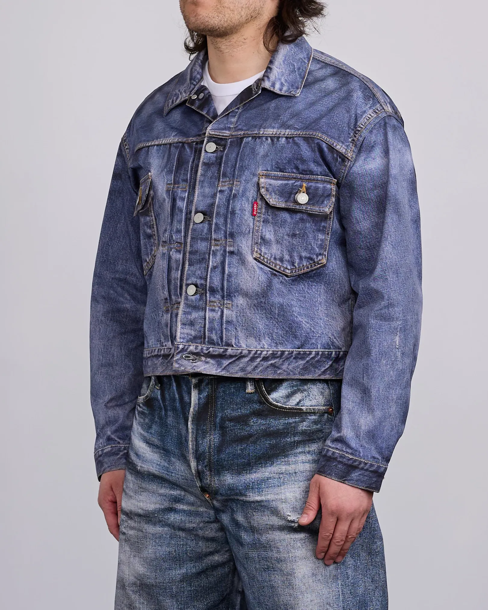 Hot Junya Watanabe MAN Levi's Inkjet BerBerJin Jacket Indigo