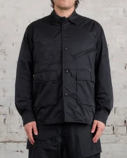 Online Junya Watanabe MAN Nylon Cargo Button Shirt Black
