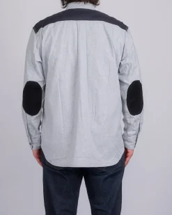 Clearance Junya Watanabe MAN Juyna Watanabe MAN Quilted Poly x Flannel Button Shirt Black Grey