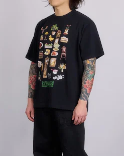 Discount JW Anderson Diorama Printed T-Shirt Black