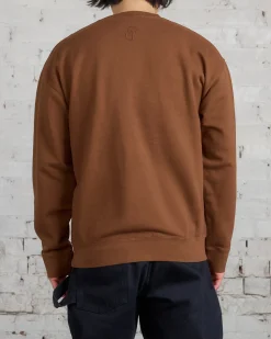 Fashion JW Anderson Flower Pot Print Crewneck Brown