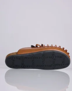 Clearance JW Anderson Ruffle Loafer Tan