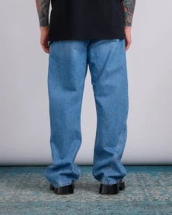 New JW Anderson Twisted Workwear Jeans Light Blue