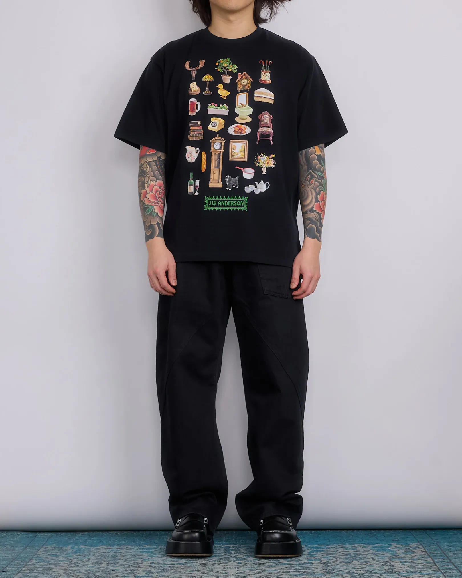 Outlet JW Anderson Twisted Workwear Jeans Black