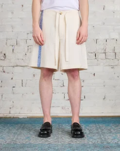 Best JW Anderson Wide Leg Linen Short Off White