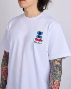 Best JW Anderson Window Embroidery T-Shirt White