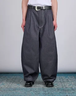 Outlet LaFrance Double Pleated Denim Navy