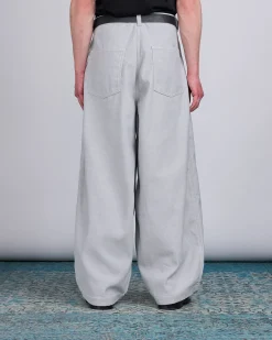 Online LaFrance Double Pleated Denim Light Blue