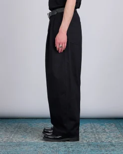 Outlet LaFrance Double Pleated Denim Black