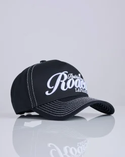 Sale LaFrance Rubberband Rodeo Hat Topstitch Black
