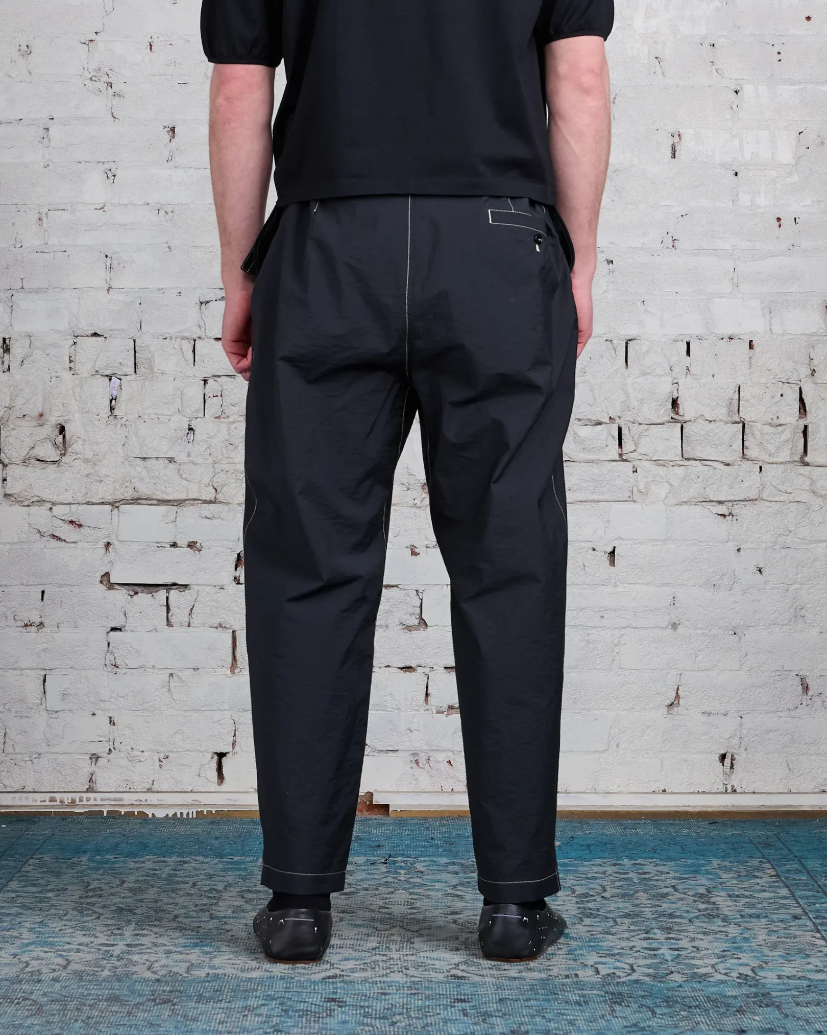 Best LEMAIRE Belted Carrot Pant Black