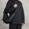 Discount Lemaire Medium Soft Game Bag WR Coated Cotton Ash Black