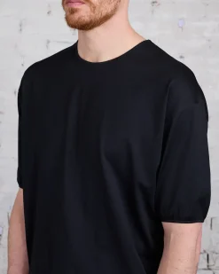 Outlet LEMAIRE SS Relaxed T-Shirt Black