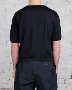 Outlet LEMAIRE SS Relaxed T-Shirt Black