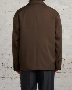 Online Lemaire Wadded Facing Blouson Jacket Kobicha Brown