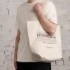 Hot LESS 17 "Thank You" Tote Bone