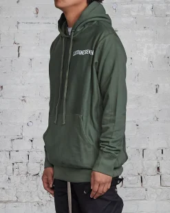 Best LESS 17 LESS17 Wavy Hoodie Olive