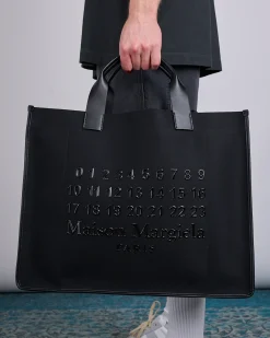 Clearance Maison Margiela Cabas Shopping Bag Large Black Black