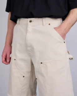 Online Maison Margiela Cotton Canvas Carpenter Short Ecru