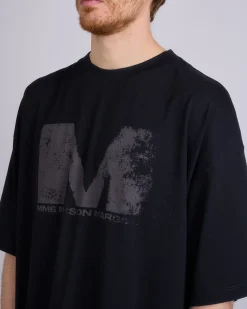 Fashion MM6 Maison Margiela Maison Margiela MM6 Big M T-Shirt Black Grey