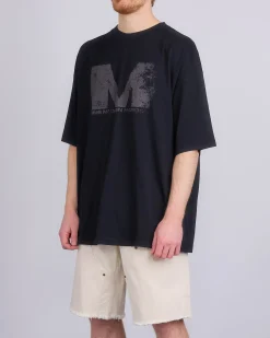 Fashion MM6 Maison Margiela Maison Margiela MM6 Big M T-Shirt Black Grey
