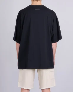 Fashion MM6 Maison Margiela Maison Margiela MM6 Big M T-Shirt Black Grey