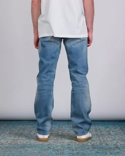 Fashion MM6 Maison Margiela Maison Margiela MM6 Distressed Denim Jean Medium Blue