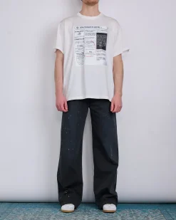 Hot MM6 Maison Margiela Maison Margiela MM6 Gabardine Show Paint Pant Black