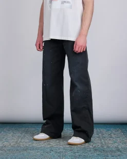 Hot MM6 Maison Margiela Maison Margiela MM6 Gabardine Show Paint Pant Black