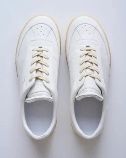 New MM6 Maison Margiela Maison Margiela MM6 Leather Sneaker Bright White
