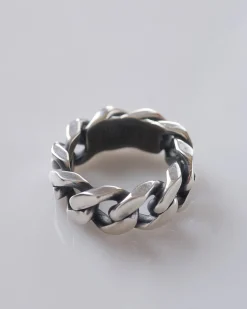 Sale MM6 Maison Margiela Maison Margiela MM6 Minimal Logo Curb Ring Palladio