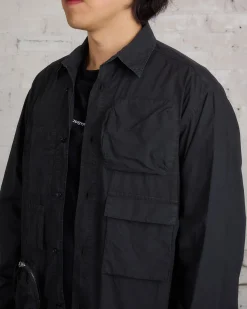 Outlet MM6 Maison Margiela Maison Margiela MM6 Multi-Pocket Shirt Washed Black