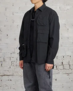 Outlet MM6 Maison Margiela Maison Margiela MM6 Multi-Pocket Shirt Washed Black