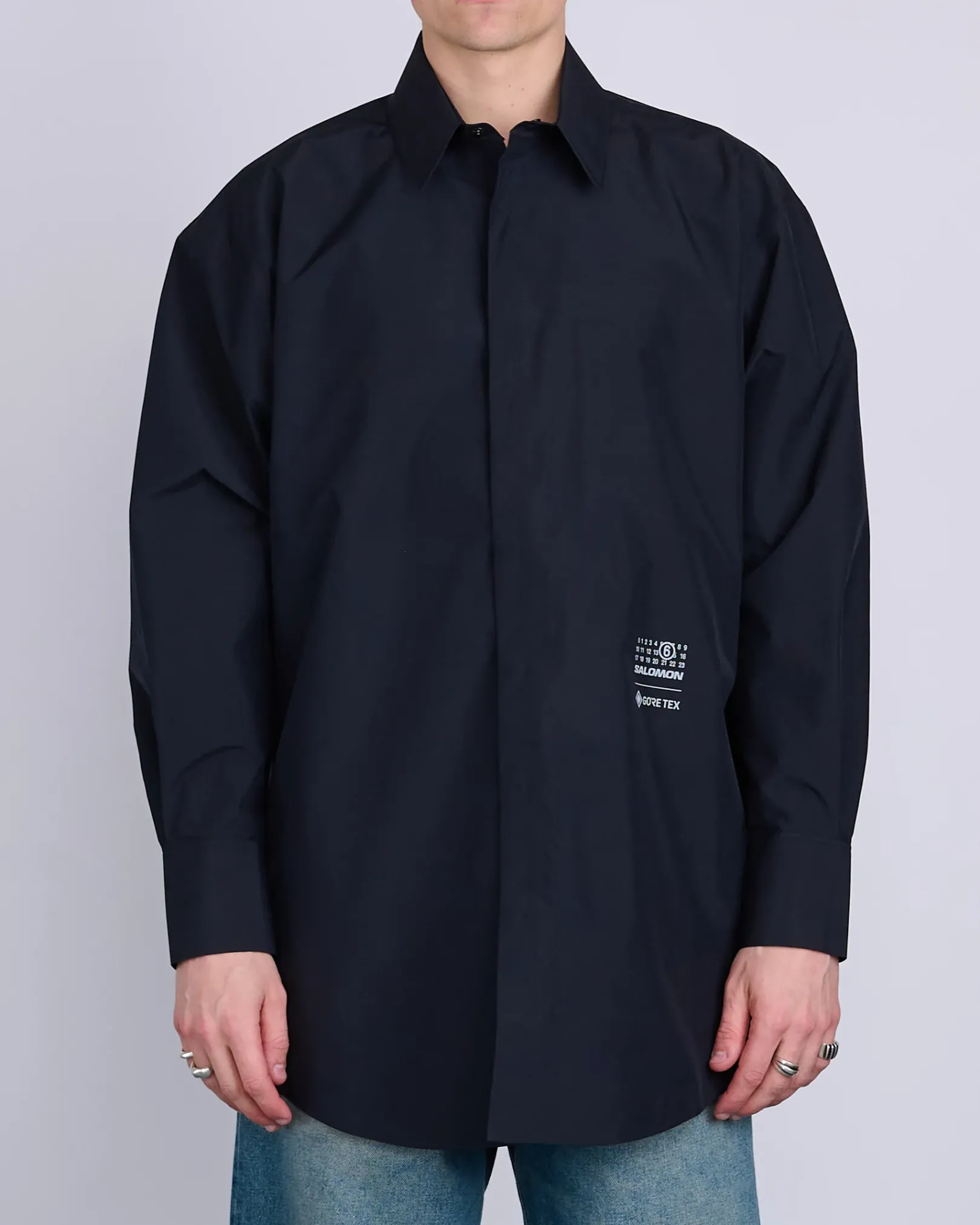 Outlet MM6 Maison Margiela Maison Margiela MM6 Salomon Gore-Tex Shirt Deep Black
